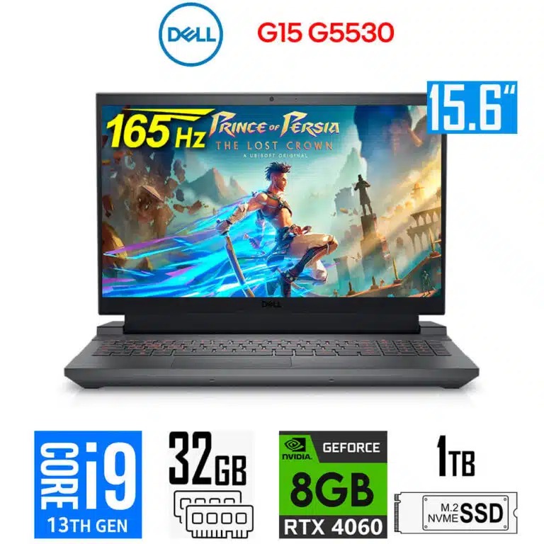 Dell G15 G5530, Core i9-13900HX, 8GB RTX4060, 32GB RAM, 1TB SSD, 15.6&#8243; FHD 165Hz